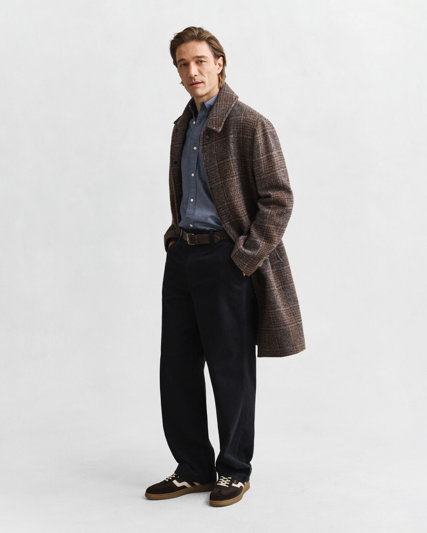 Chemise coupe regular en coton Oxford classique