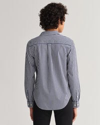 Chemise regular fit en popeline de coton vichy