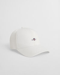Casquette haute en sergé de coton Shield