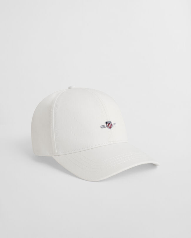 Casquette haute en sergé de coton Shield