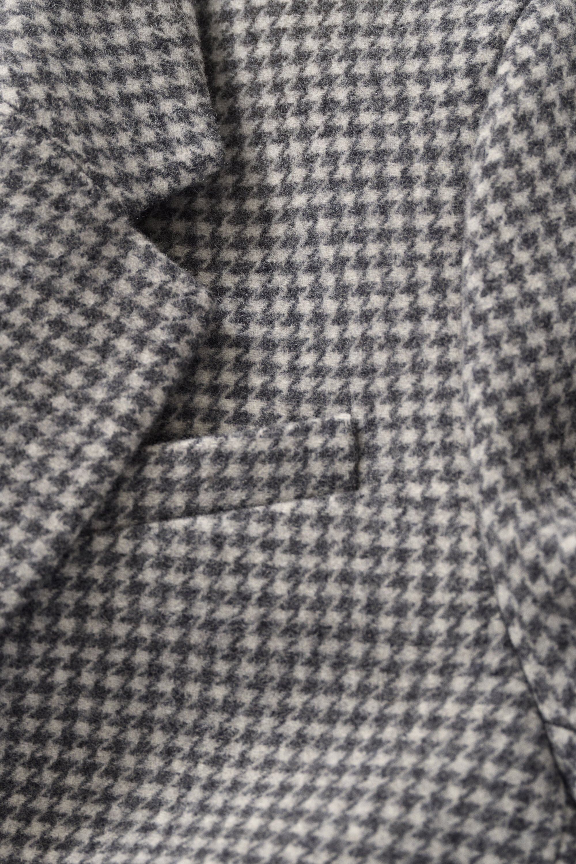 Veste blazer à motif pied-de-poule