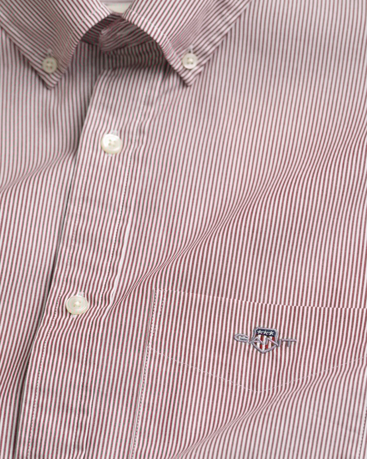 Chemise en popeline classique à rayures Banker