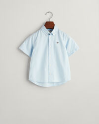 Chemise en coton Oxford &agrave; manches courtes Kids