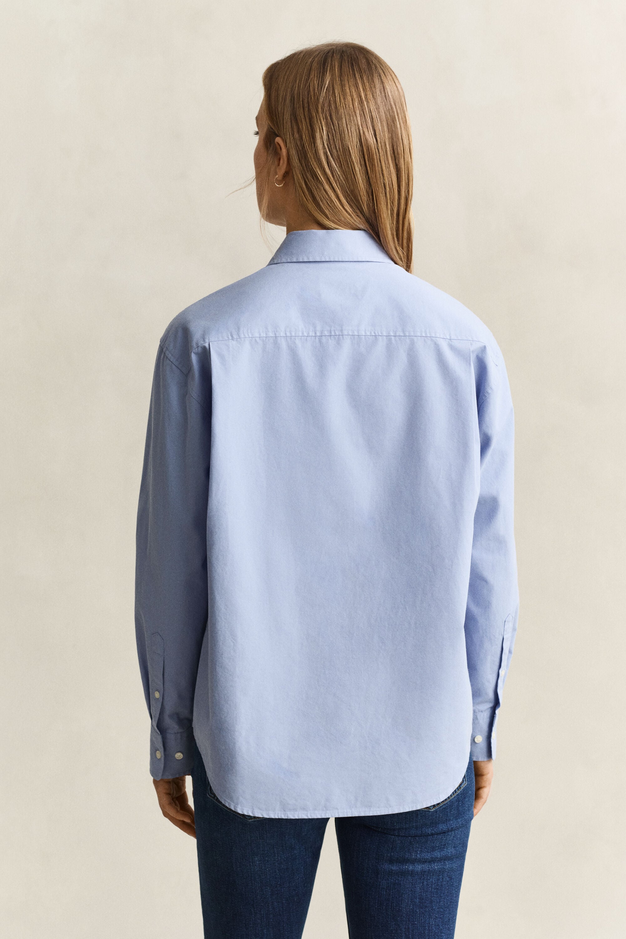 Chemise décontractée en popeline