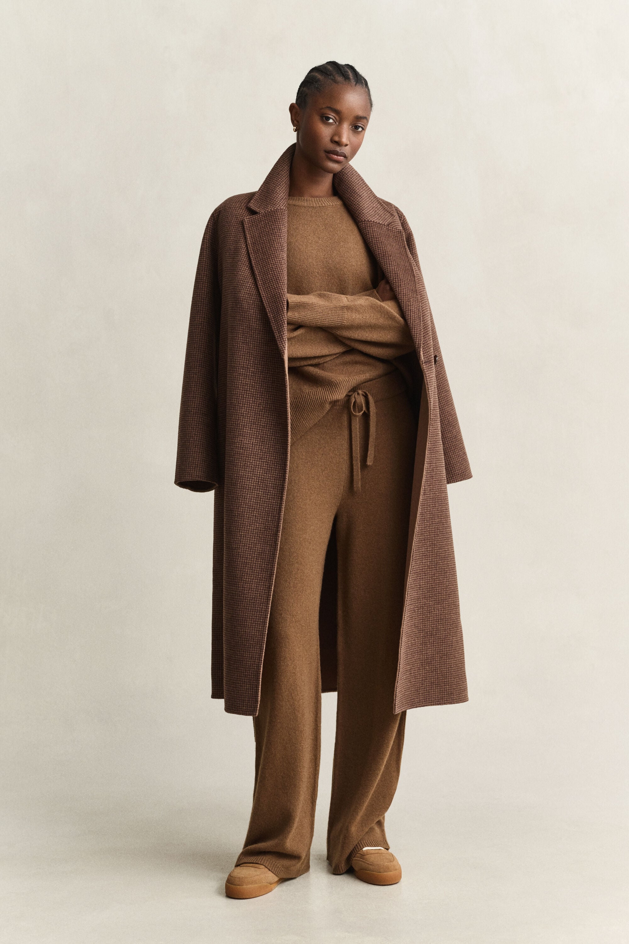 Pantalon en laine et cachemire