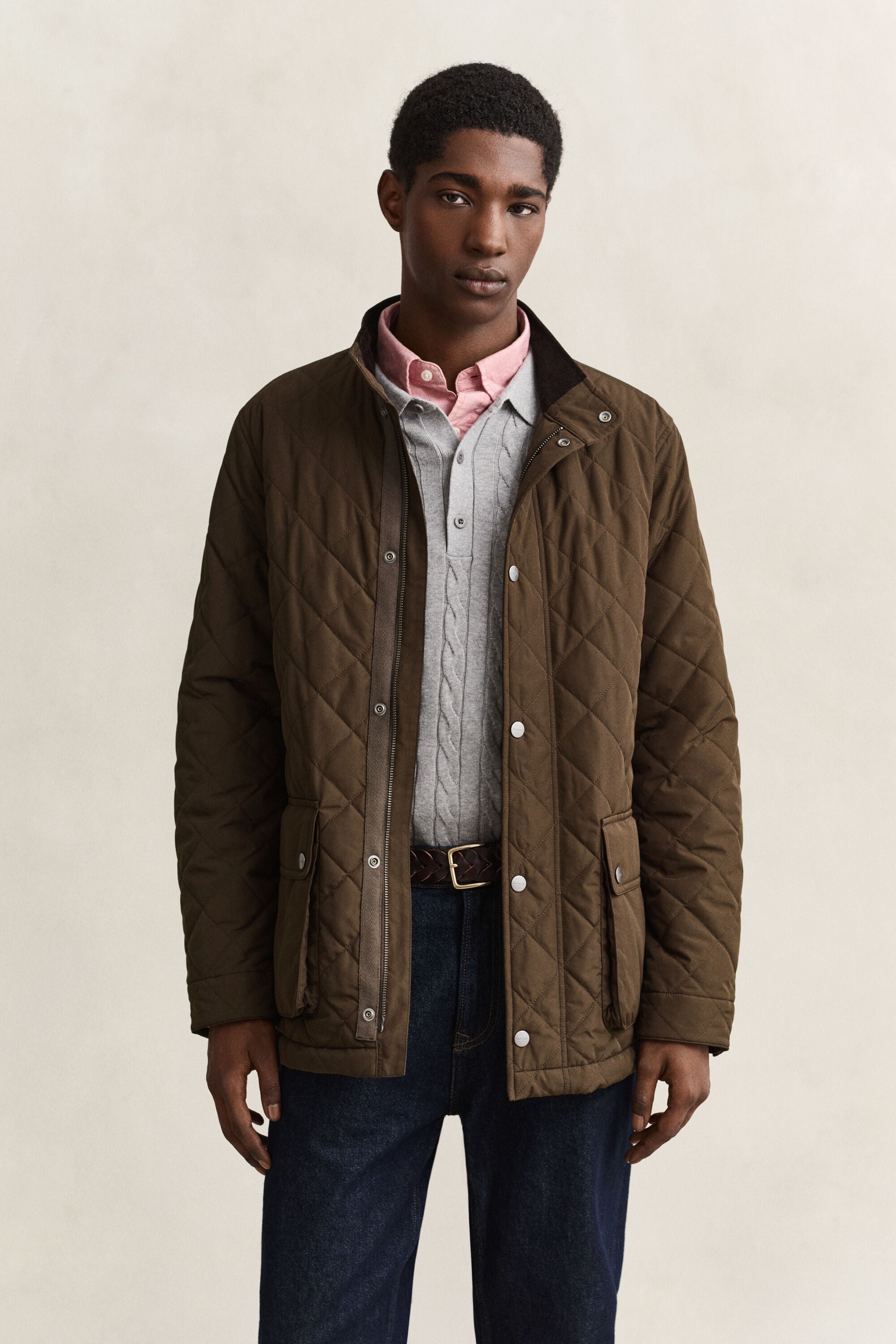 Veste mi-longue matelassée