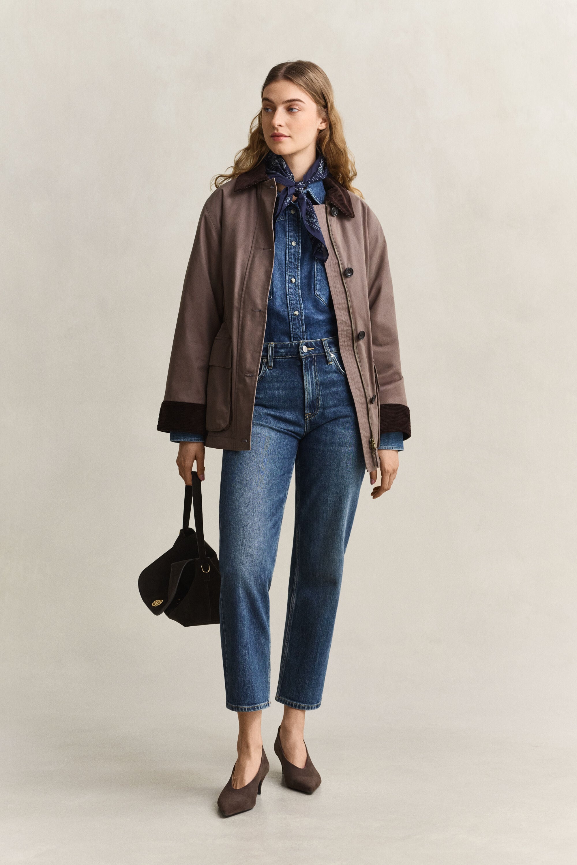 Chemise style ranger en denim