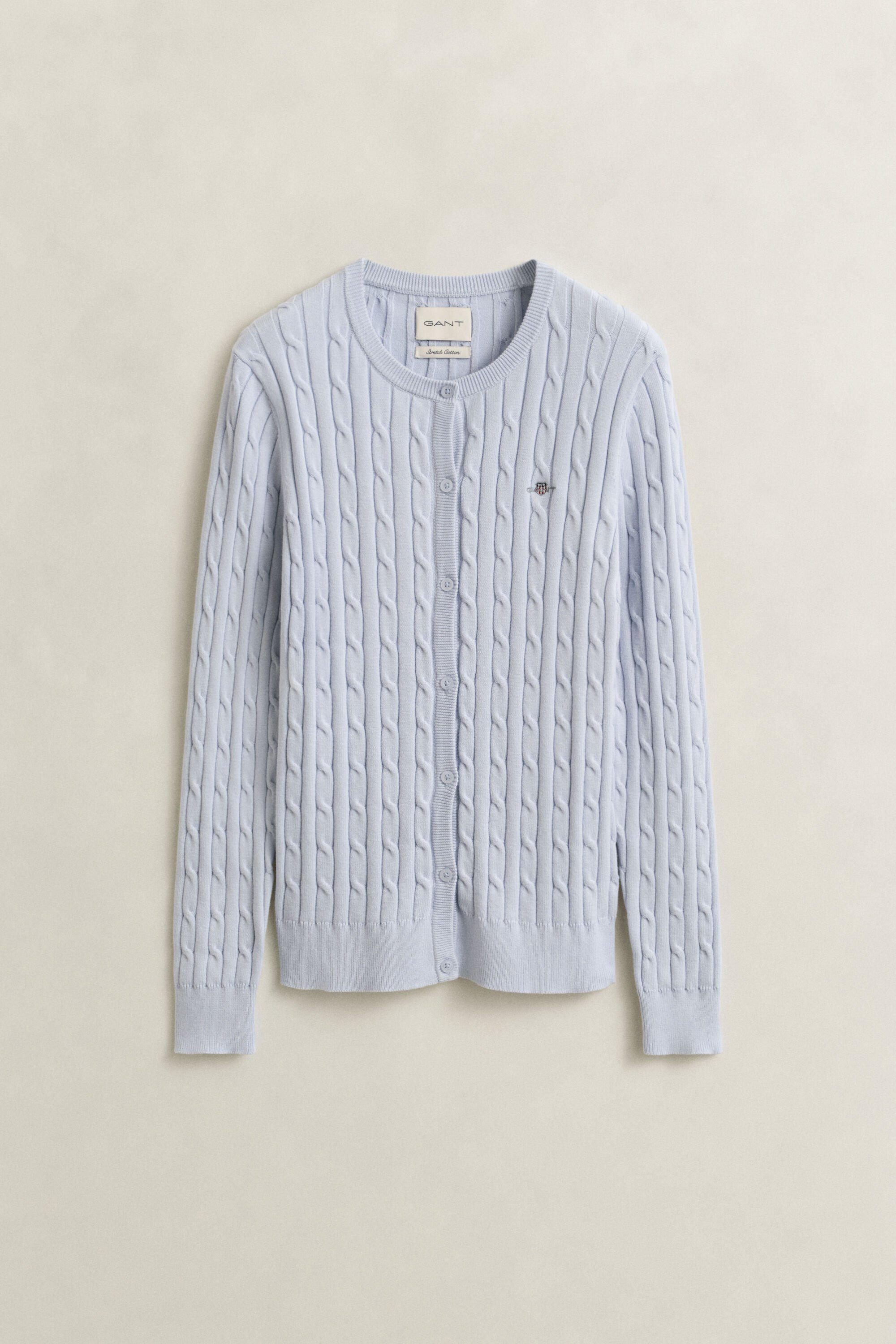 Cardigan en maille torsadée