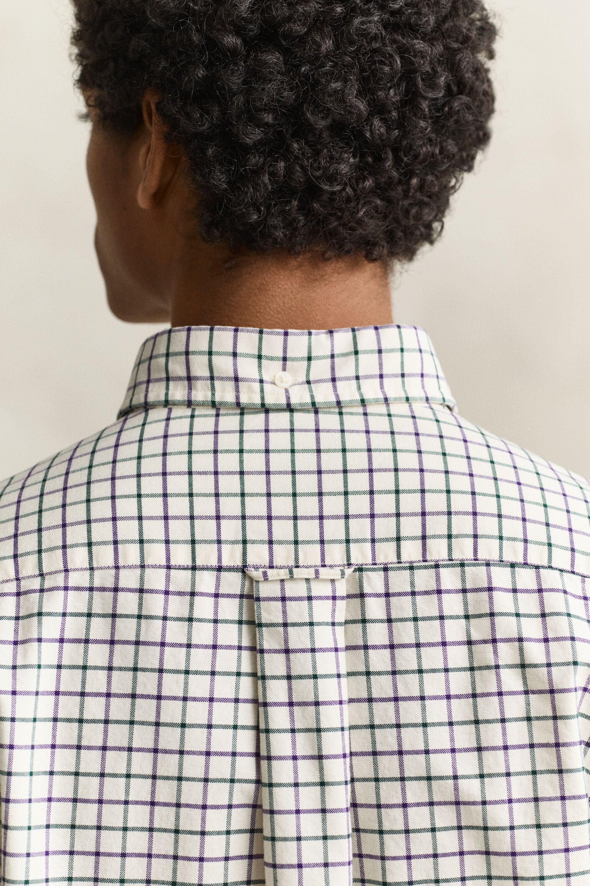 Chemise en coton Oxford à carreaux Archive