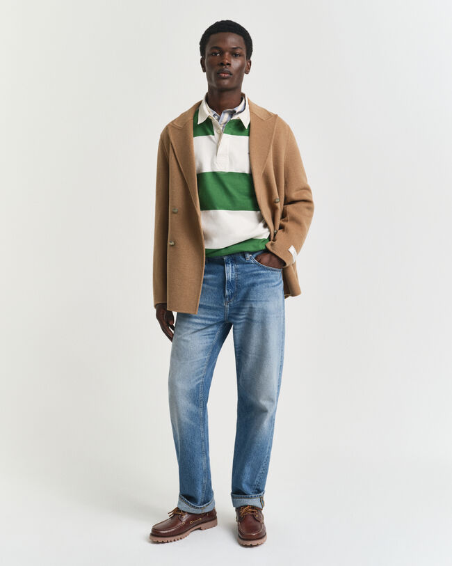 Heavy Rugger à rayures en colour-block