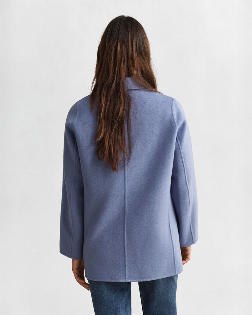 Caban surpiqué à la main