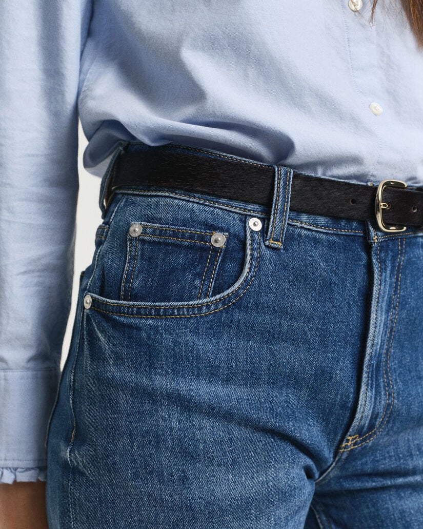 Jean stretch &agrave; jambes droites