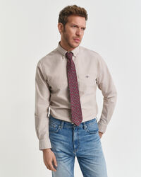Chemise coupe regular en coton Oxford classique