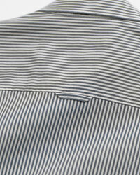 Chemise coupe slim en popeline à rayures