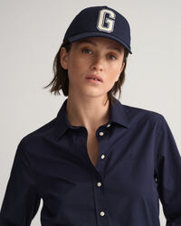 Chemise regular fit en popeline de coton