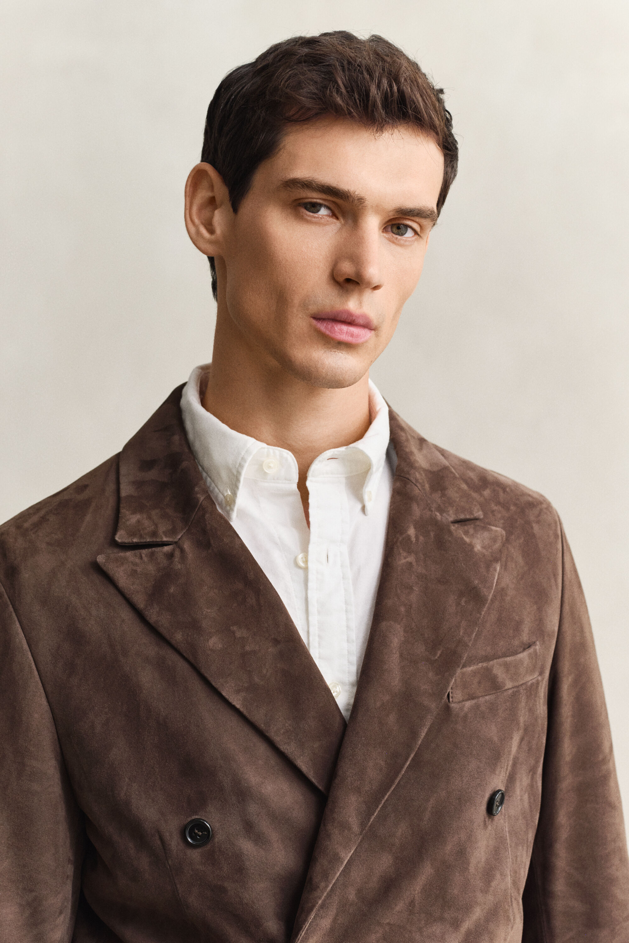 Veste blazer en daim