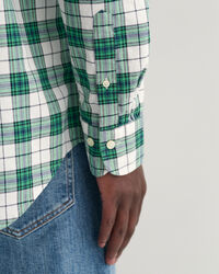 Chemise regular fit en coton Oxford &agrave; carreaux