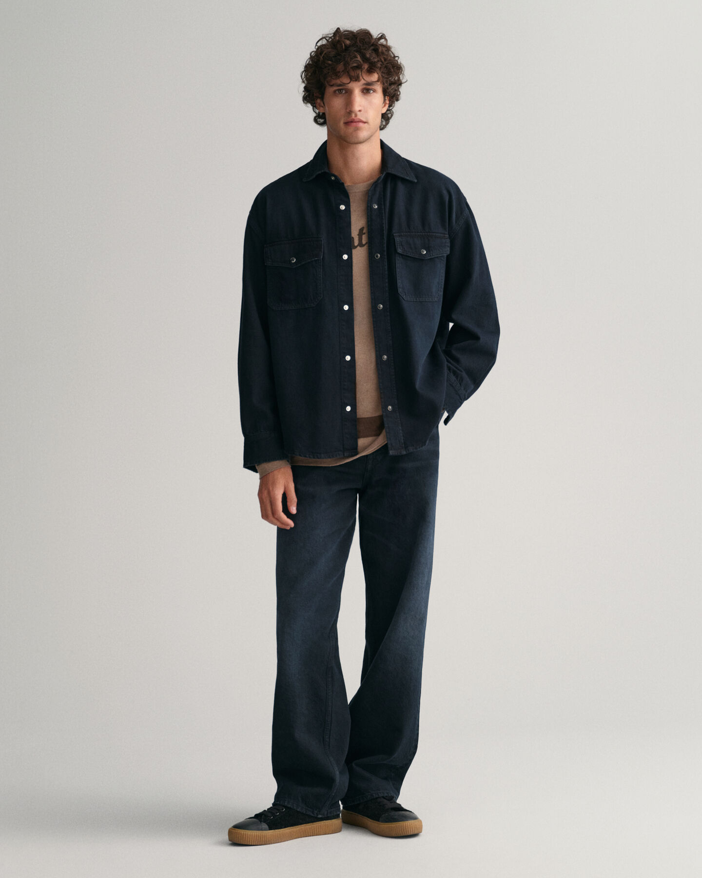 Chemise ultra-ample en denim