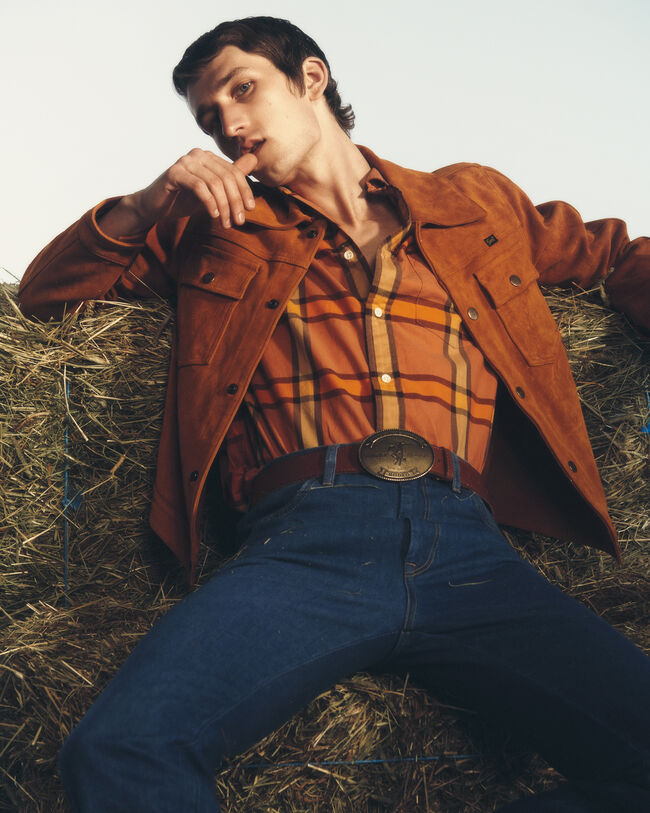 Veste en daim Wrangler x GANT
