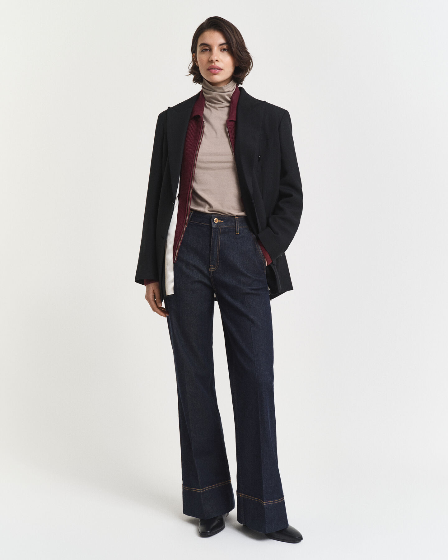 Haut col roulé en coton léger