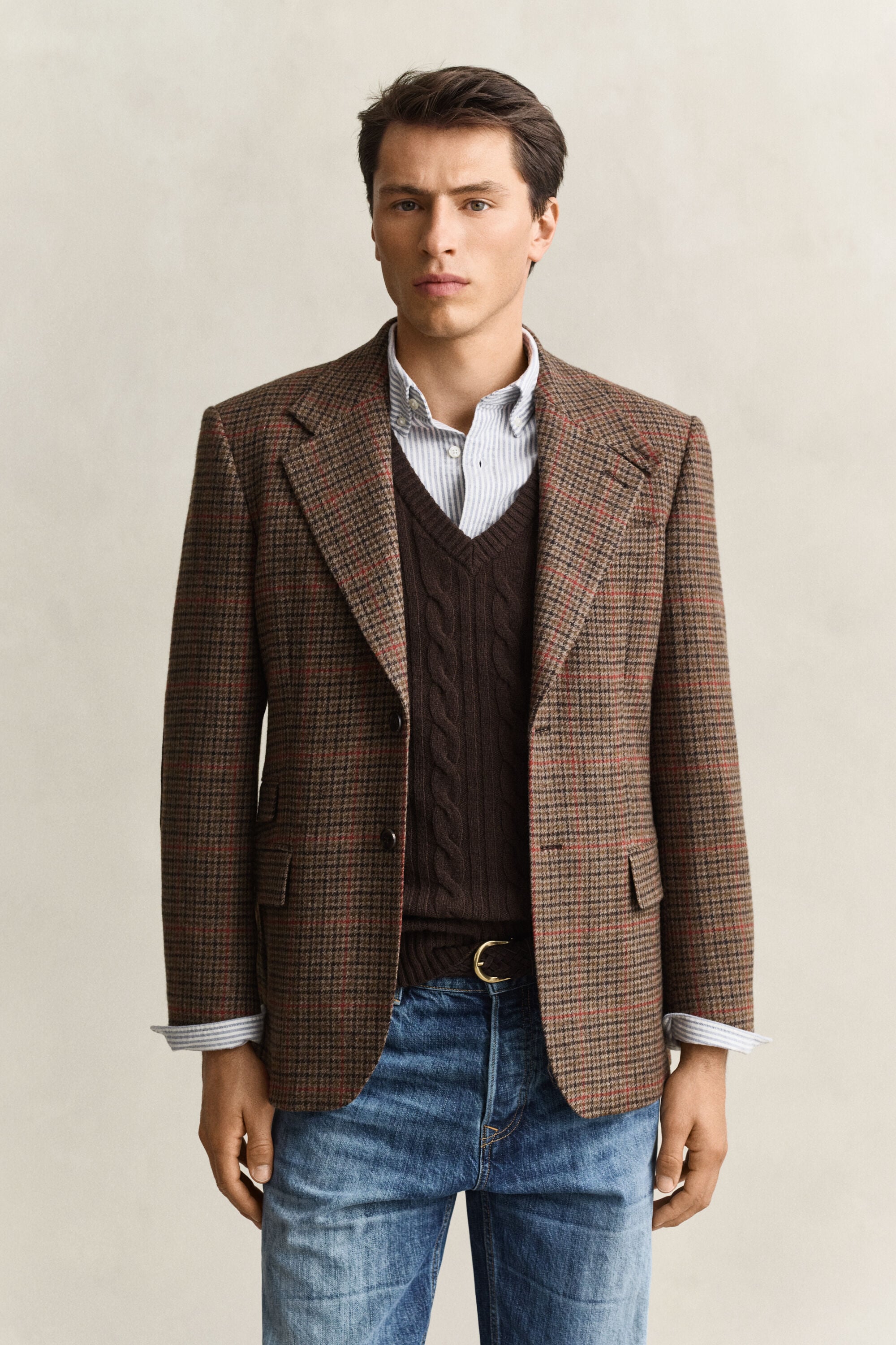 Veste sportive en tweed anglais