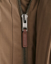 Veste style militaire en flanelle rembourrée