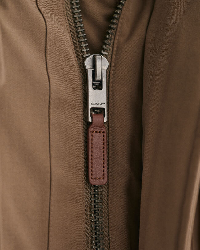 Veste style militaire en flanelle rembourrée