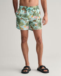 Short de bain &agrave; imprim&eacute; Hawaiian
