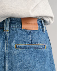 Jupe en denim fendue