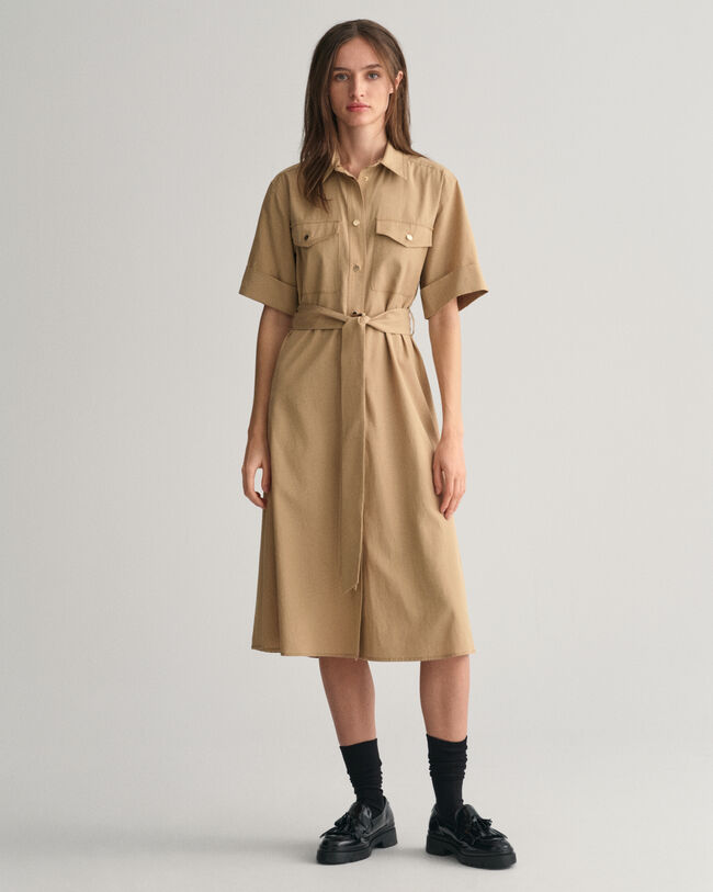 Robe-chemise à manches courtes Utility