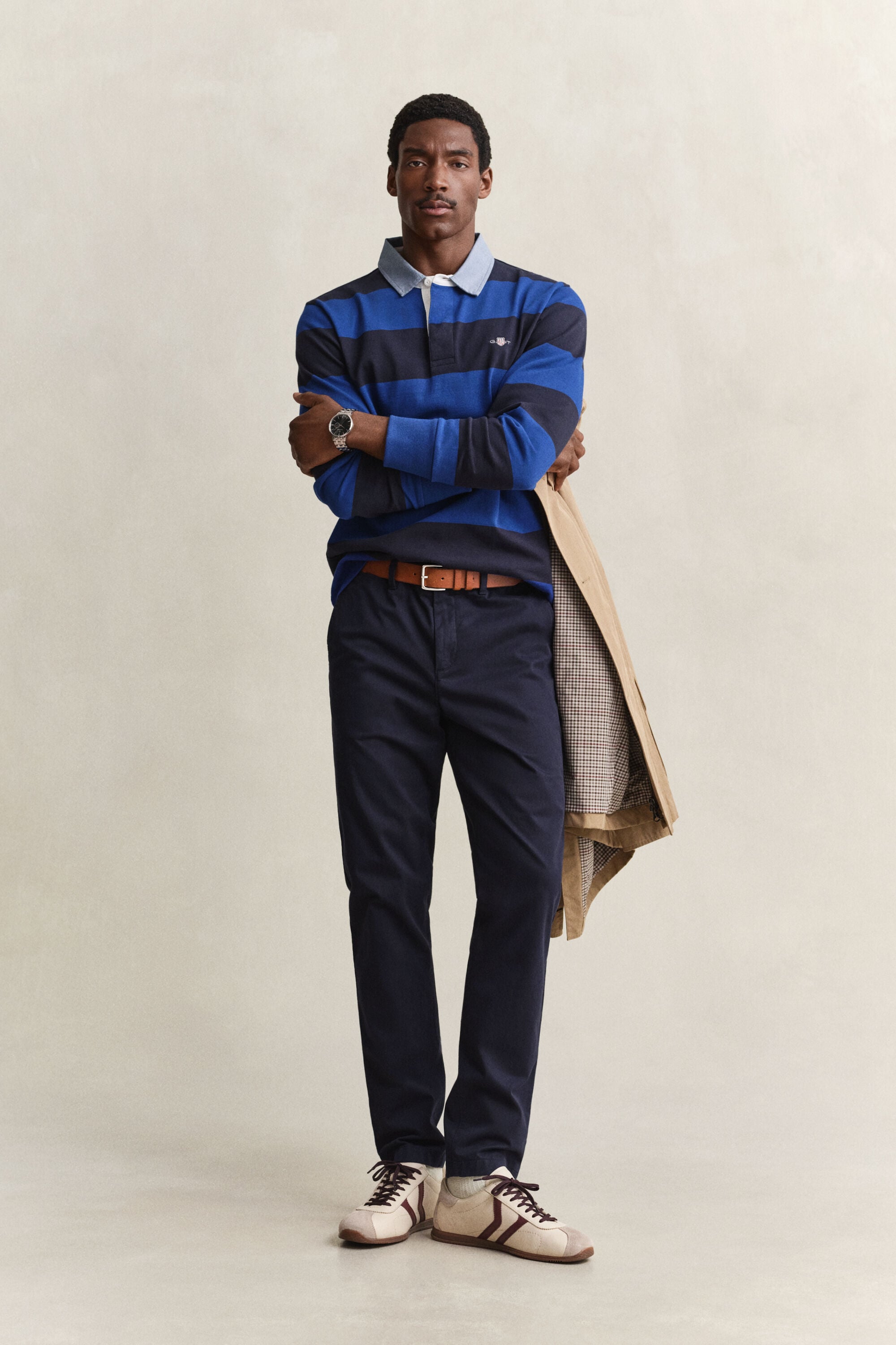 Pantalon chino slim classique