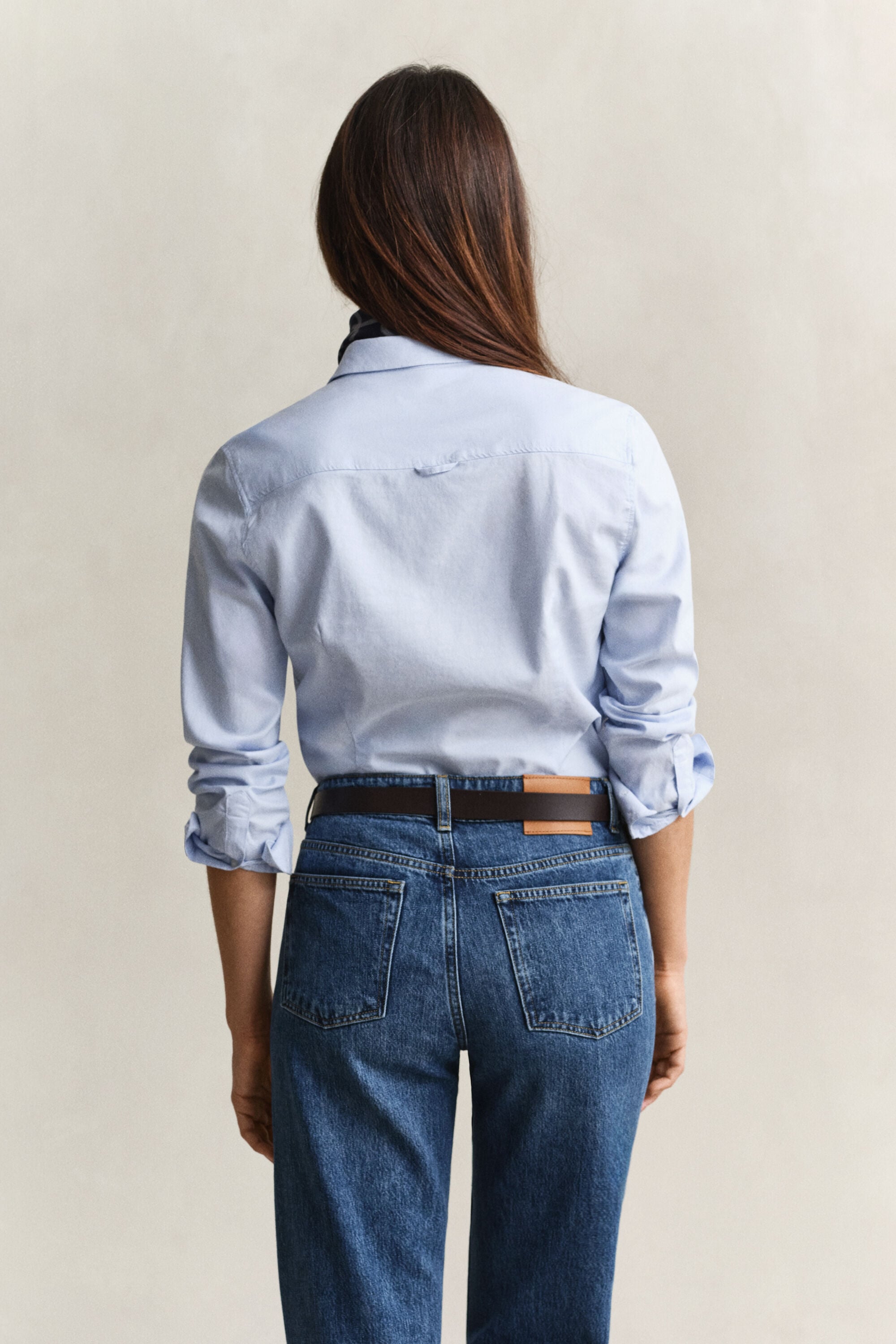 Chemise slim en coton Oxford classique extensible