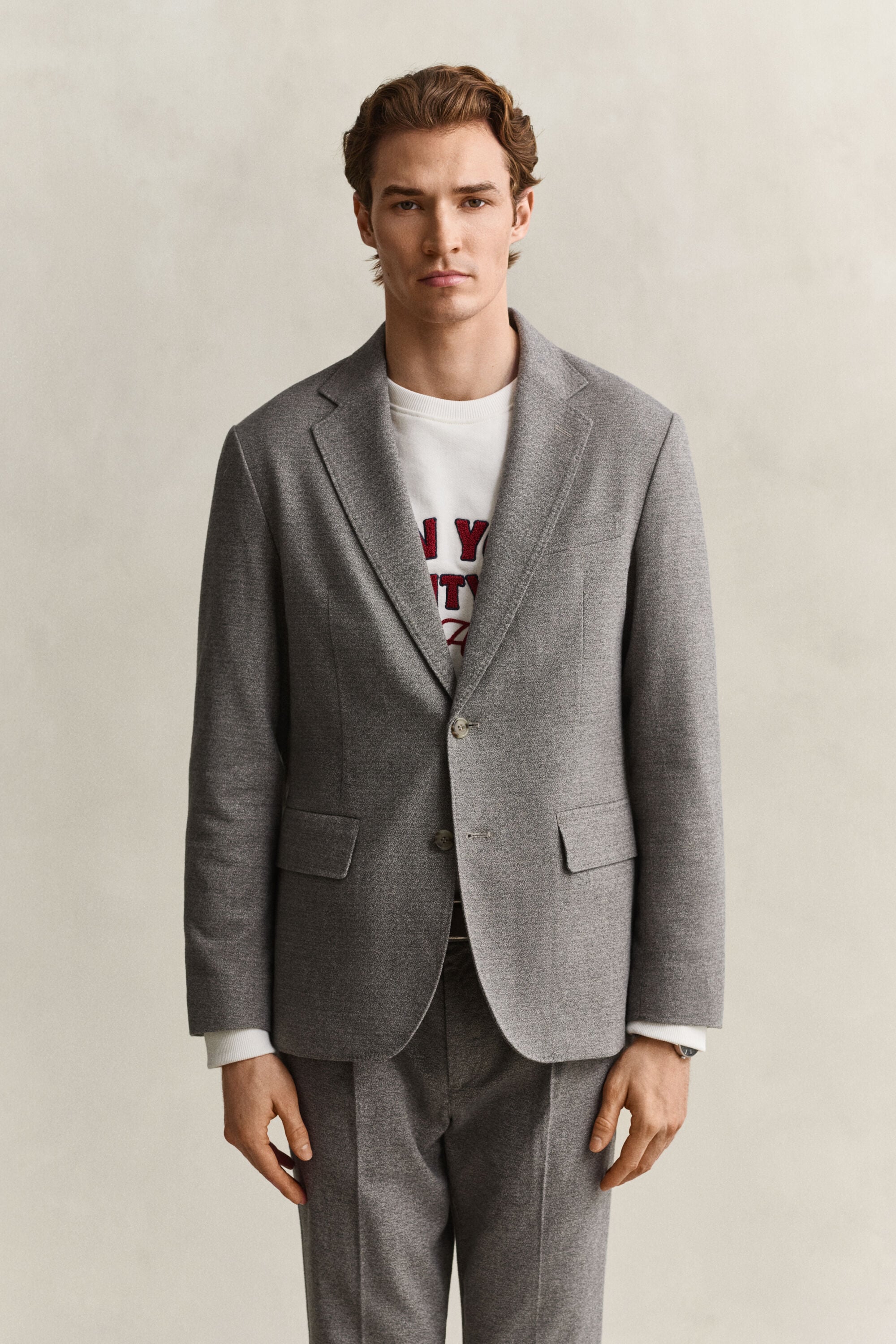 Veste blazer en flanelle