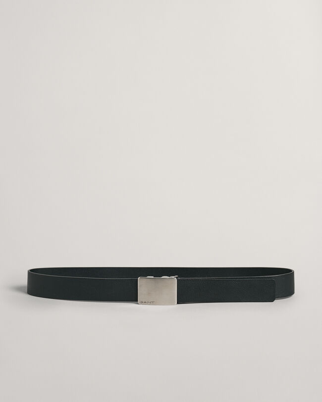 Ceinture en cuir avec boucle et plaque