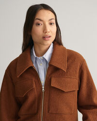 Veste zipp&eacute;e Boucl&eacute;