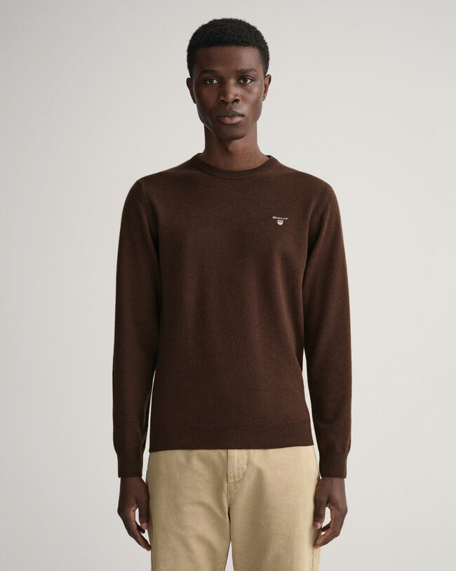 Pull ras du cou en laine d'agneau ultrafine