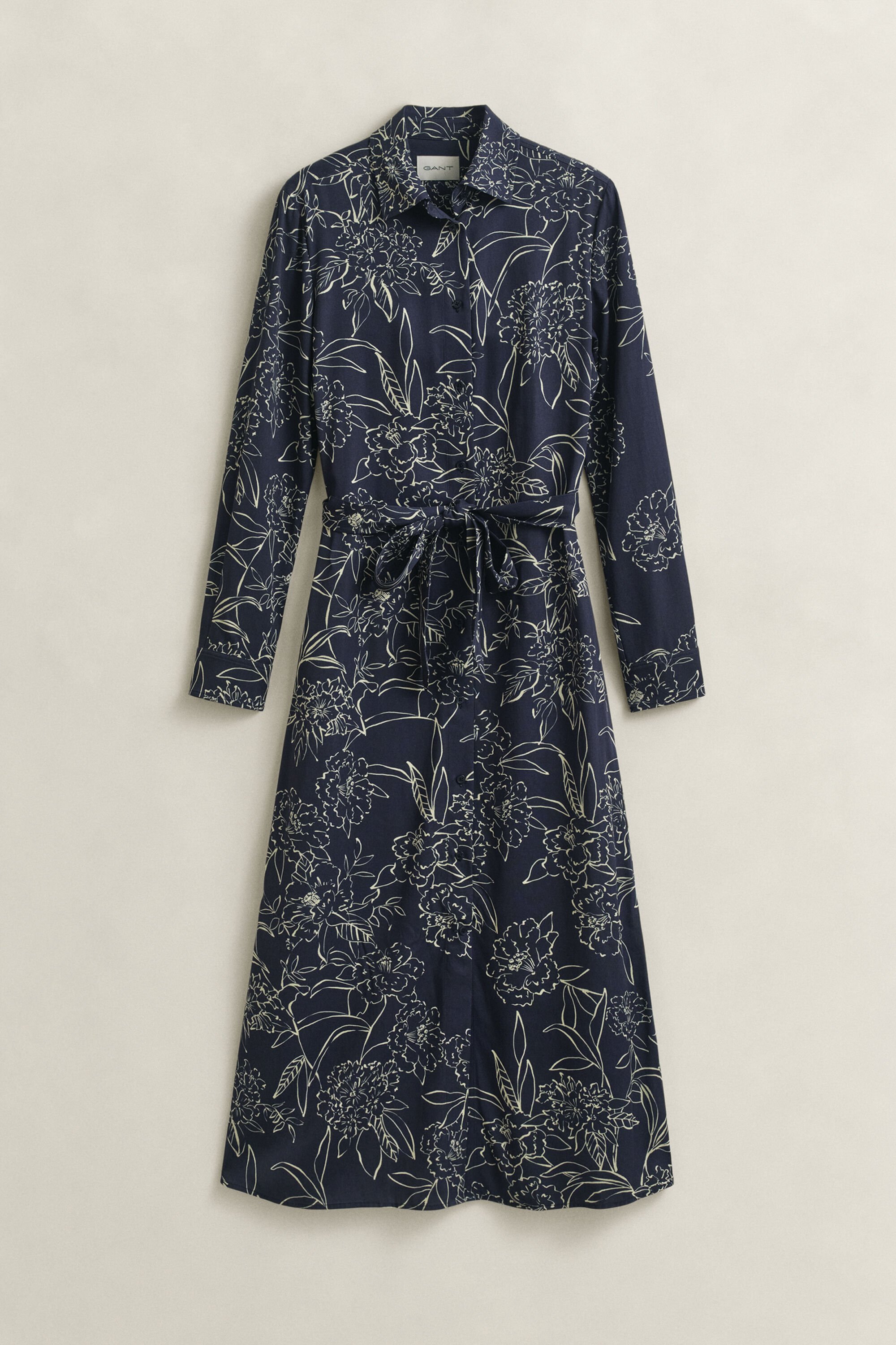 Robe-chemise à imprimé floral