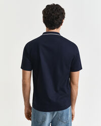 Polo avec liseré contrastant