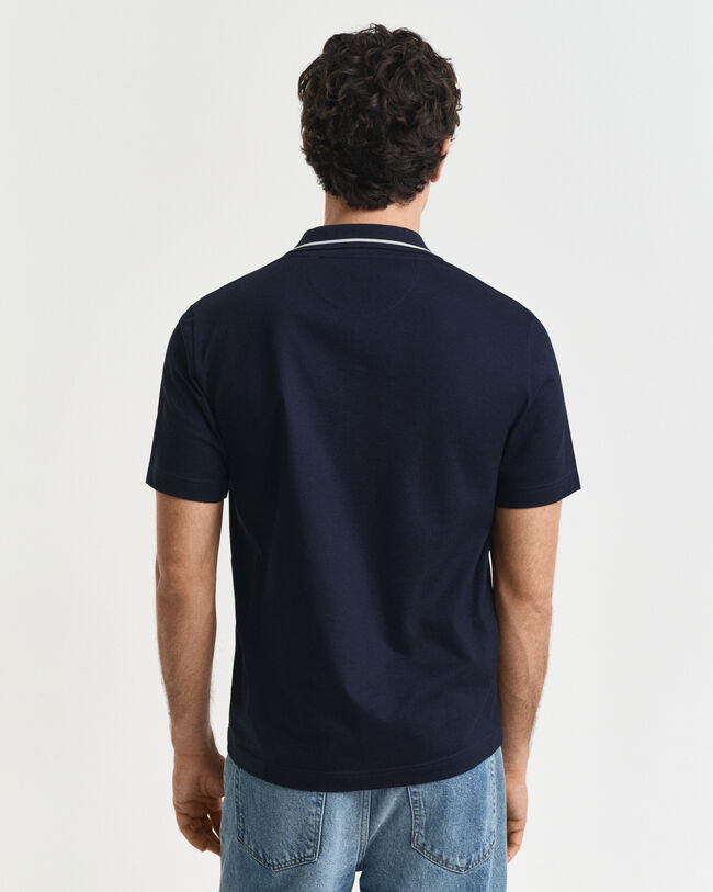 Polo avec liseré contrastant