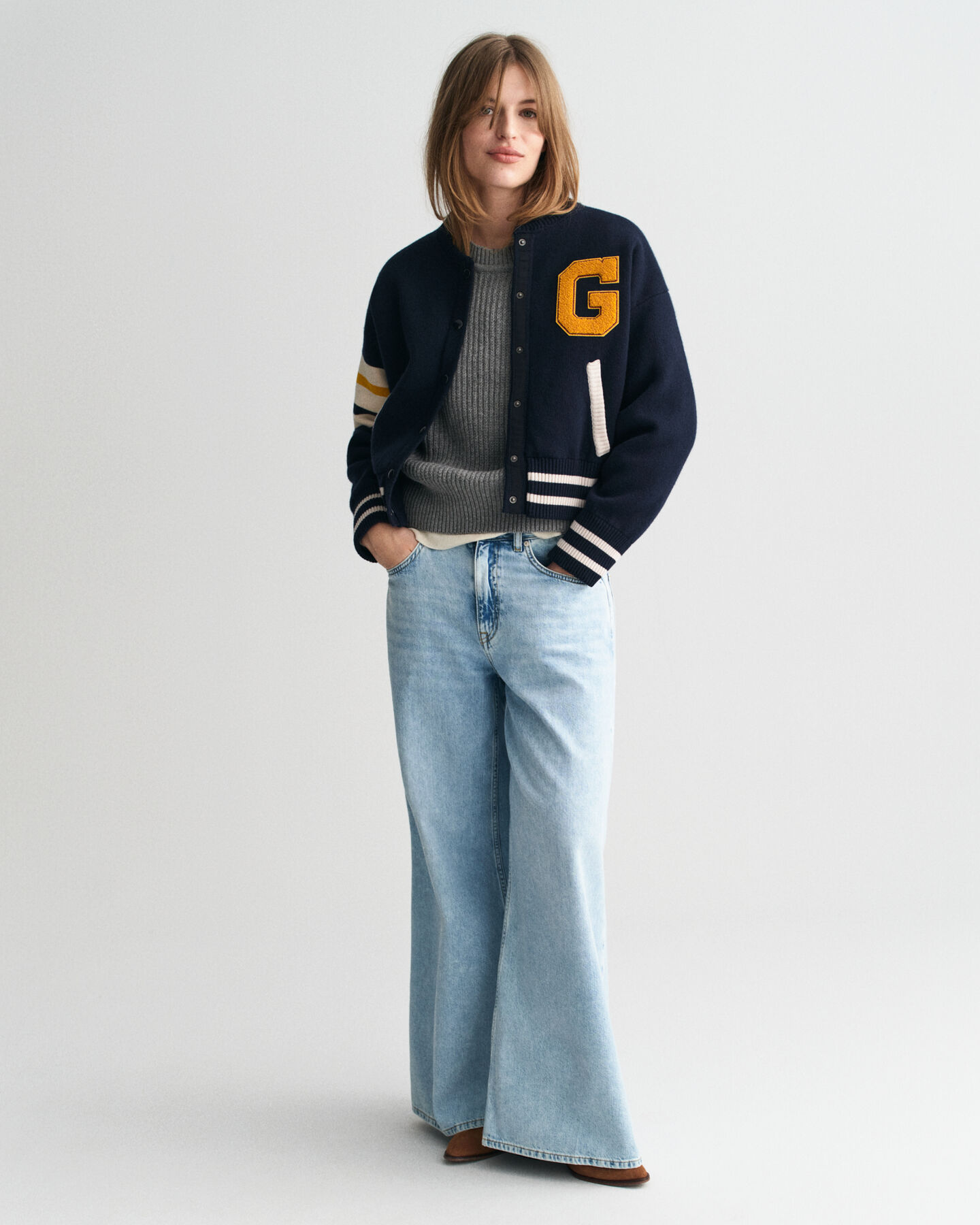 Veste Varsity de GANT en maille