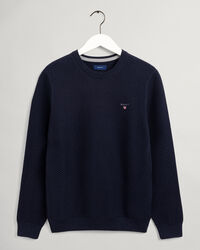 Pull ras du cou avec motif Triangle Texture