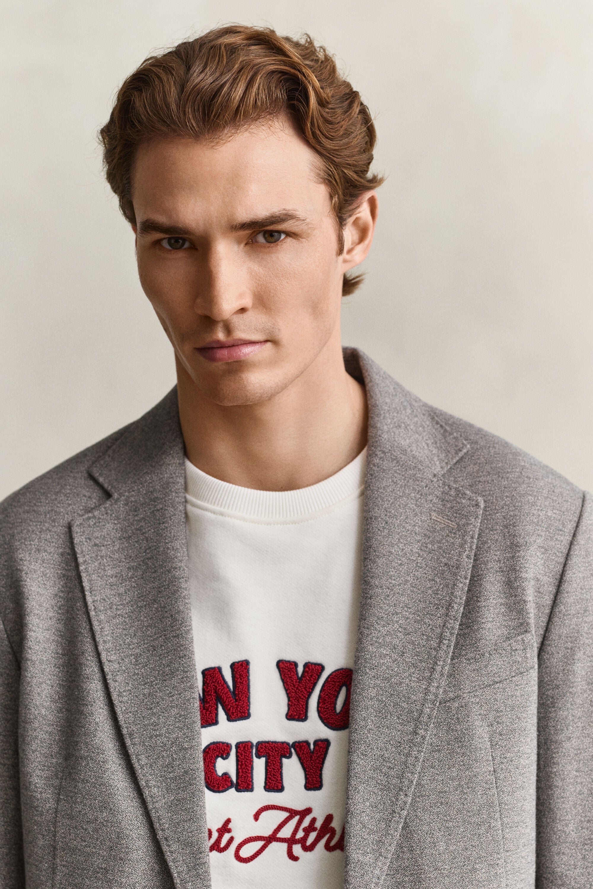 Veste blazer en flanelle