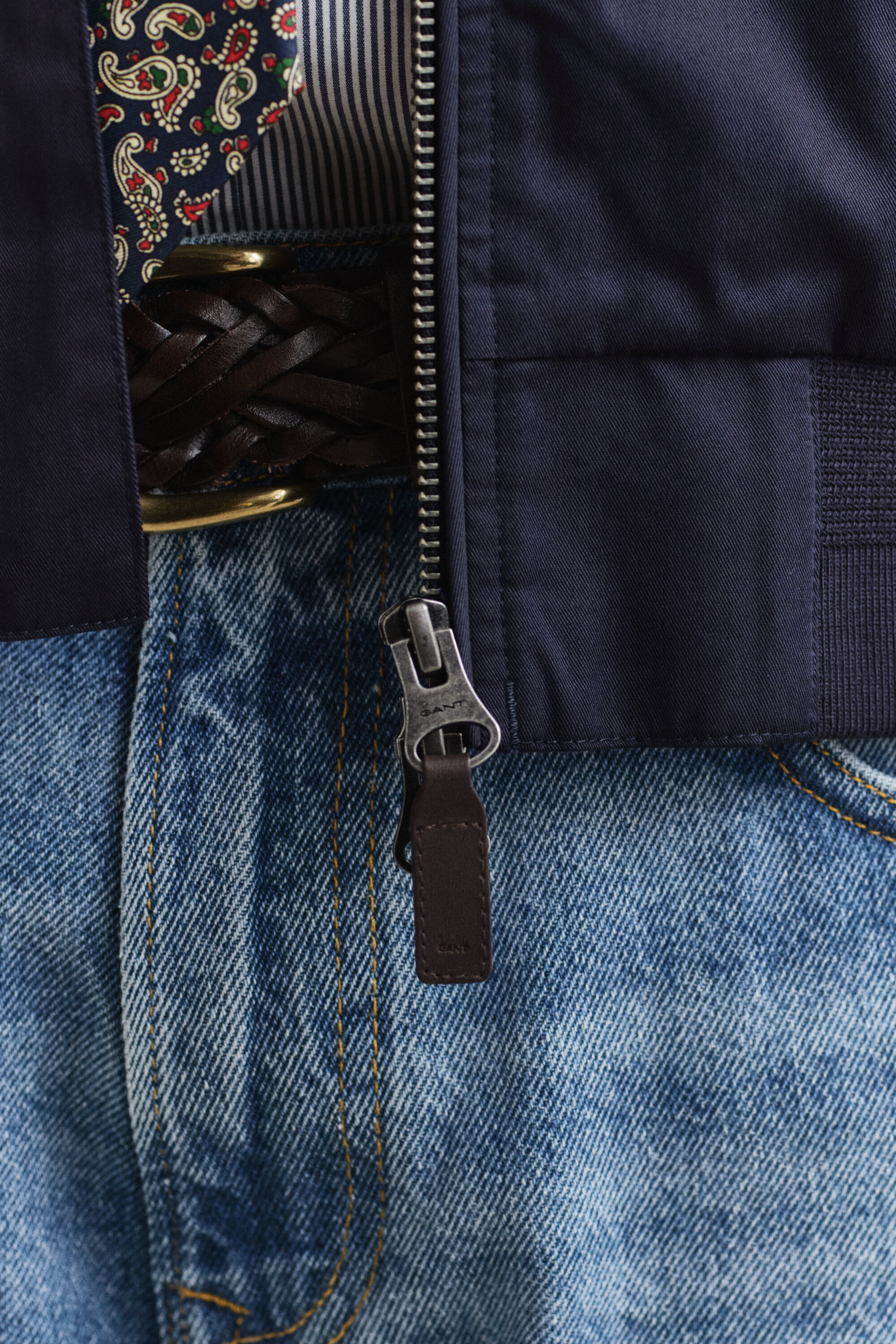 Veste Harrington en coton mélangé