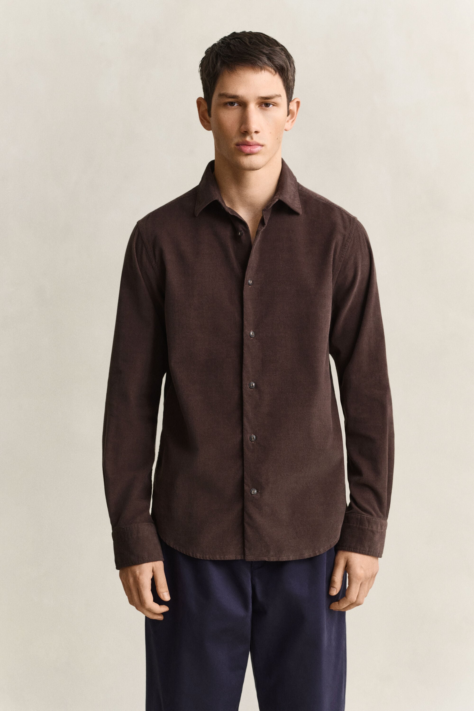 Chemise en velours côtelé