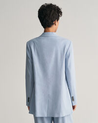 Veste blazer en lin stretch regular fit