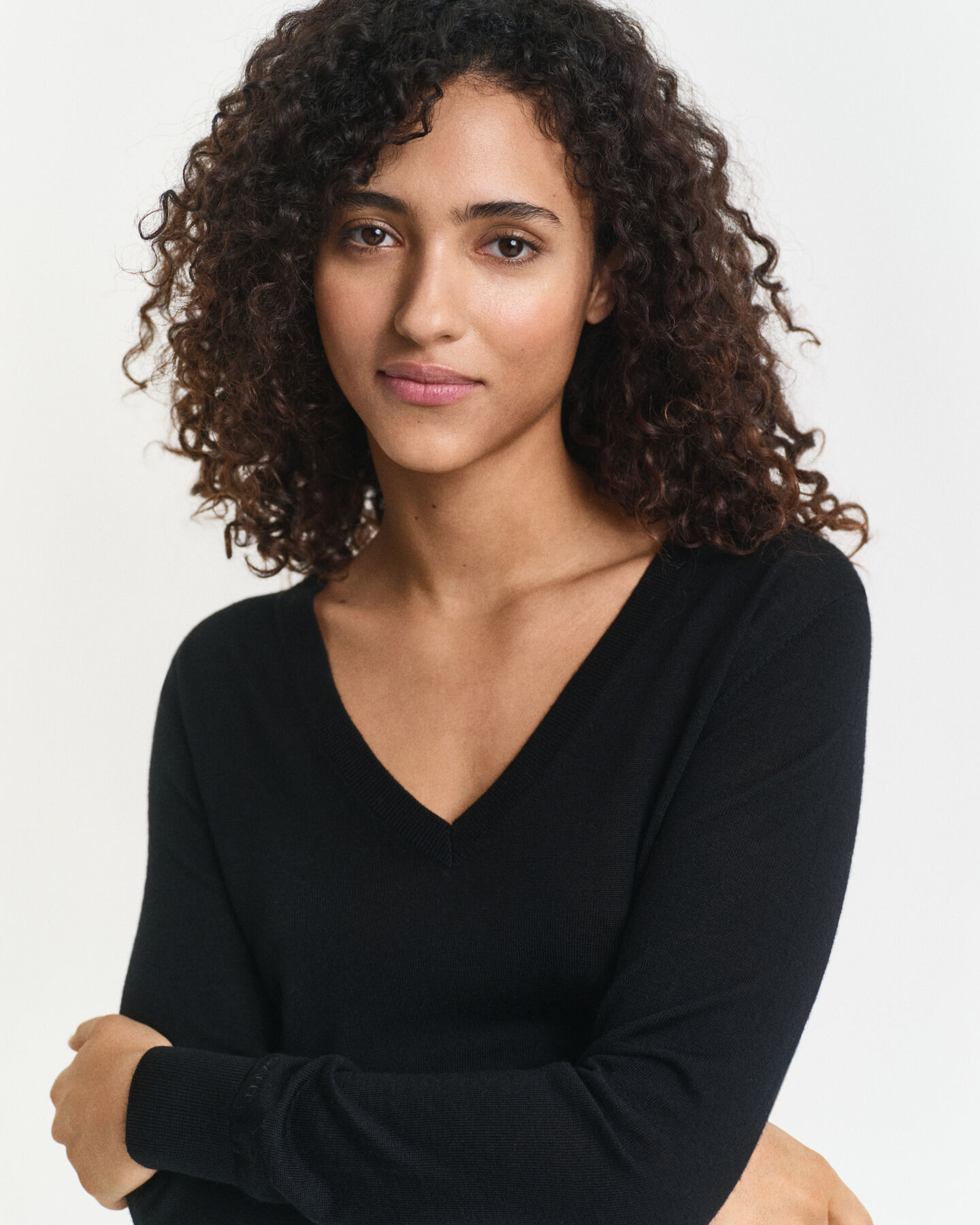 Pull col V en laine mérinos extrafine