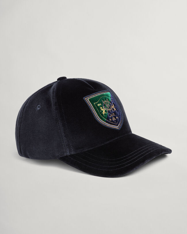 Casquette en velours Crest