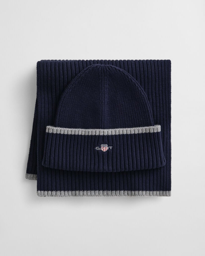 Coffret cadeau bonnet et écharpe Essential