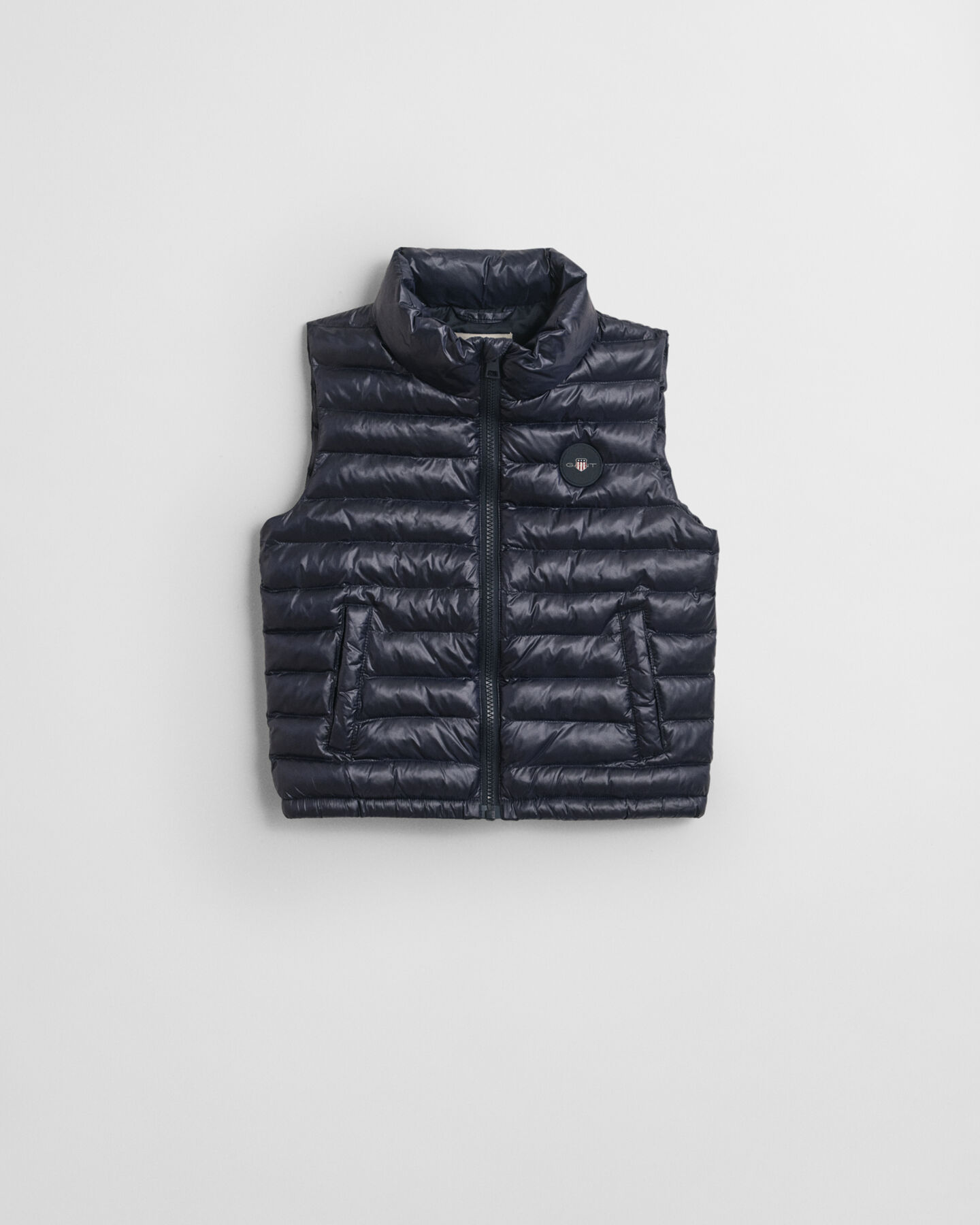 Doudoune sans manches brillante légère rembourrée de duvet Enfant