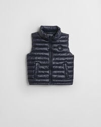 Doudoune sans manches brillante légère rembourrée de duvet Enfant